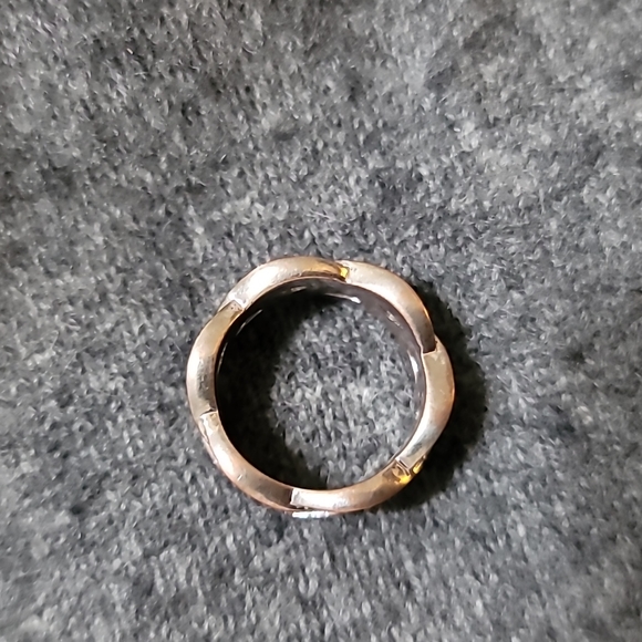 Crystal infinity ring Size 6 - Picture 2 of 4